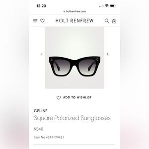 Celine Polarized Sunglasses BNIB